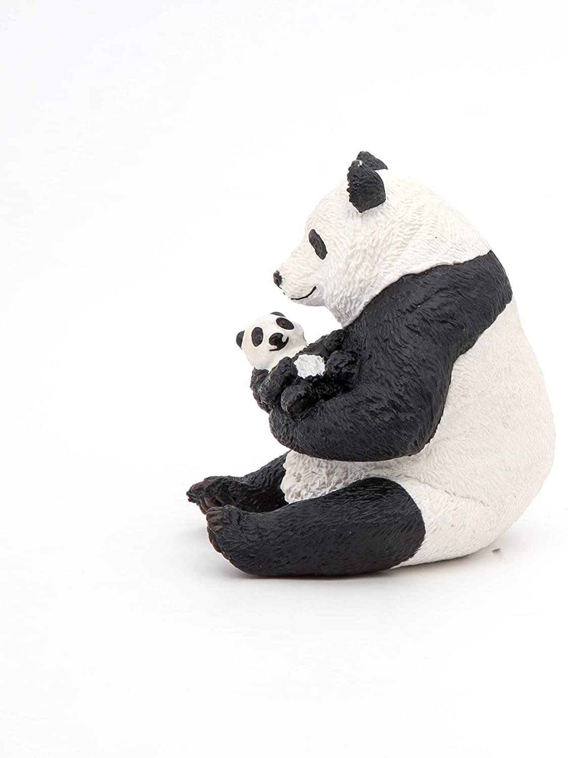 Фигурка Сидящая панда с детенышем  